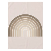 Boho Rainbow Olive Earth Tones Tafelkleed (Voorkant)