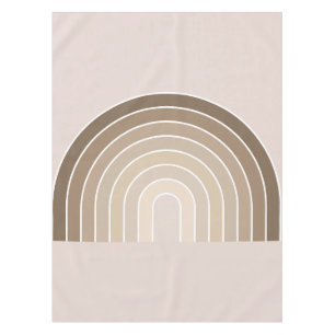 Boho Rainbow Olive Earth Tones Tafelkleed