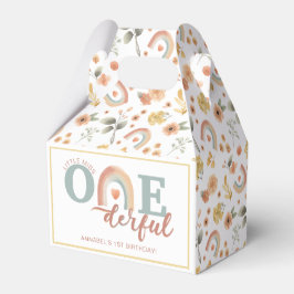 Boho Rainbow Onederful 1st Birthday Favoriete Boxe Bedankdoosjes