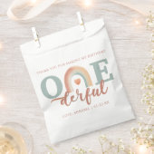 Boho Rainbow Onederful Verjaardag Favoriet Bag – 1 Bedankzakje (Geknipt)