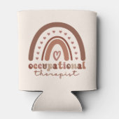 Boho Rainbow OT Occupational Therapist Gifts Blikjeskoeler (Achterkant)