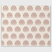 Boho Rainbow OT Occupational Therapist Gifts Cadeaupapier (Vlak)