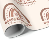 Boho Rainbow OT Occupational Therapist Gifts Cadeaupapier (Rol Hoek)