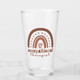 Boho Rainbow OT Occupational Therapist Gifts Glas