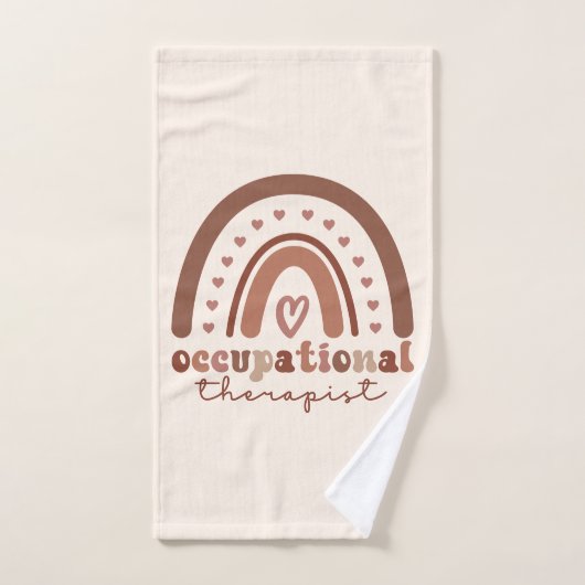Boho Rainbow OT Occupational Therapist Gifts Handdoek (Handdoek)