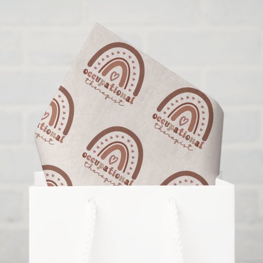 Boho Rainbow OT Occupational Therapist Tissuepapier (Cadeauzakje)
