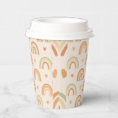 Boho Rainbow Paper Cup Papieren Bekers (Rechts)