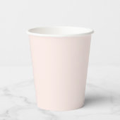 Boho Rainbow Paper Cups, Terracotta Dusty Pink Papieren Bekers (Achterkant)