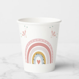Boho Rainbow Party Cups Papieren Bekers