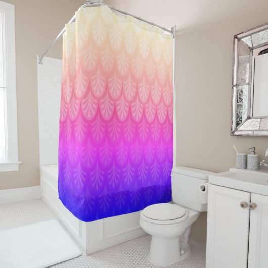 Boho Rainbow Pattern Shower Curtain Douchegordijn (In situ)