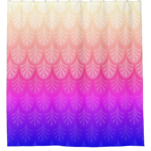 Boho Rainbow Pattern Shower Curtain Douchegordijn (Voorkant)