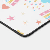 Boho rainbow pattern with clouds Personalized Bureaumat (Hoek)