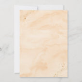 Boho Rainbow Pink Gold Birthday Kaart (Achterkant)