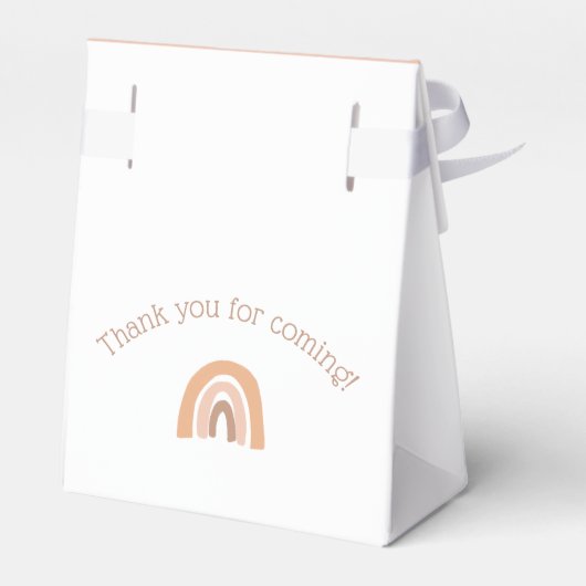 Boho Rainbow Pink Pastel Bedankdoosjes (Achterkant)