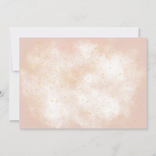 Boho rainbow pinky goochelroedsterren kaart (Achterkant)