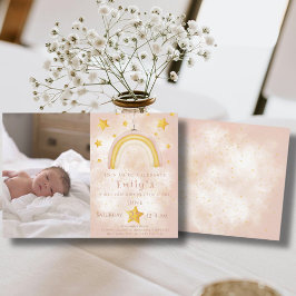 Boho rainbow pinky goochelroedsterren kaart