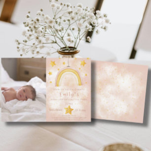 Boho rainbow pinky goochelroedsterren kaart