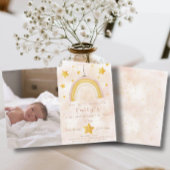 Boho rainbow pinky goochelroedsterren kaart