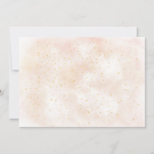 Boho rainbow pinky goochelroedsterren kaart (Achterkant)