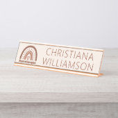 Boho Rainbow Psychotherapeut Therapeut Bureau Naambordje (Voorkant)