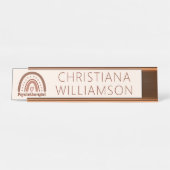 Boho Rainbow Psychotherapeut Therapeut Bureau Naambordje (Voorkant)