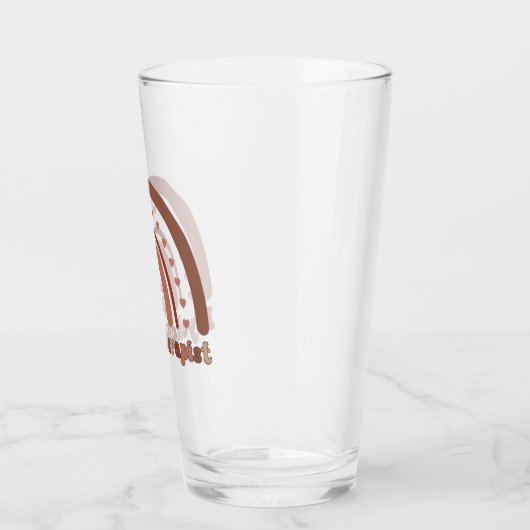 Boho Rainbow Psychotherapeut Therapeut Glas (Links)