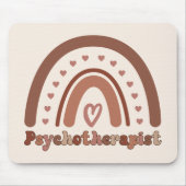 Boho Rainbow Psychotherapeut Therapeut Muismat (Voorkant)