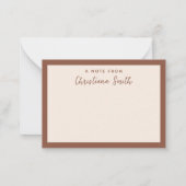 Boho Rainbow Psychotherapeut Therapeut Notitiekaartje (Achterkant)