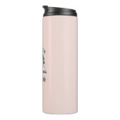 Boho Rainbow Reading Het staat in een boek Thermosbeker (Geroteerd rechts)