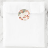 Boho Rainbow Ronde Sticker (Tas)