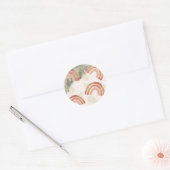 Boho Rainbow Ronde Sticker (Envelop)