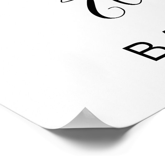 Boho Rainbow Sage Baby shower Welkom Poster (Hoek)