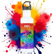 Boho Rainbow Schattige Glitter Girls Eenhoorn Kind