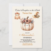 Boho Rainbow Spooky eerste verjaardag Kaart (Voorkant)