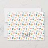 Boho Rainbow Stationery Note Card Notitiekaartje (Achterkant)