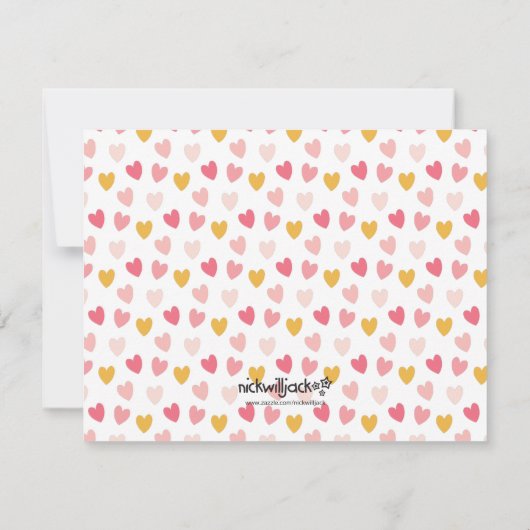 Boho Rainbow Stationery Note Card Notitiekaartje (Achterkant)