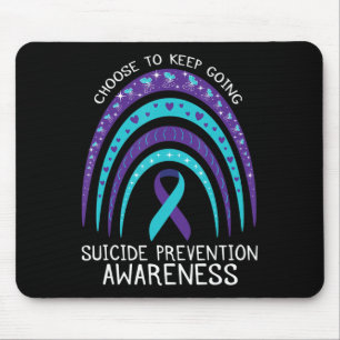 Boho Rainbow Suicide Awareness Mental Health Muismat