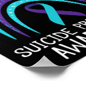 Boho Rainbow Suicide Awareness Mental Health Poster (Hoek)