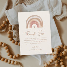 Boho Rainbow Terracotta-Baby shower
