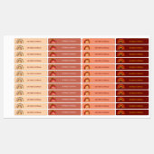 Boho Rainbow Terug naar School Waterverf Waterdich Labels (Vel)