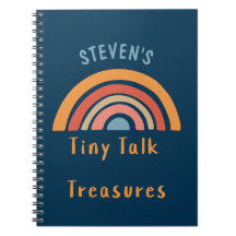 Boho Rainbow Tiny Talk Treasures gepersonaliseerd