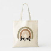 Boho Rainbow Tote Bag (Achterkant)