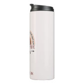 Boho Rainbow Tumbler for 4th Grade Teacher Thermosbeker (Geroteerd rechts)