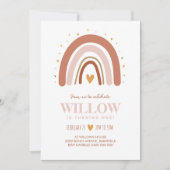 Boho Rainbow Uitnodiging (Voorkant)