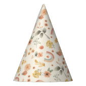 Boho Rainbow Verjaardagsfeest Petten – Aardse Wate Feesthoedjes (Links)