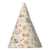 Boho Rainbow Verjaardagsfeest Petten – Aardse Wate Feesthoedjes (Rechts)