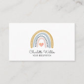 Boho Rainbow Visitekaartje (Voorkant)