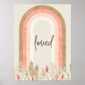 Boho Rainbow Wall Art Poster (Voorkant)