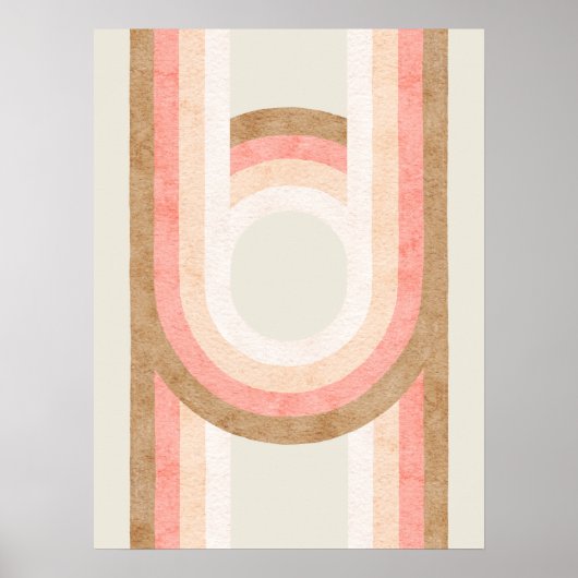 Boho Rainbow Wall Art Poster (Voorkant)