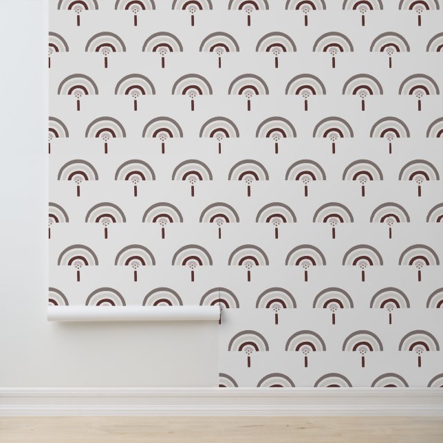 Boho Rainbow Wallpaper Behang (Applicatie)